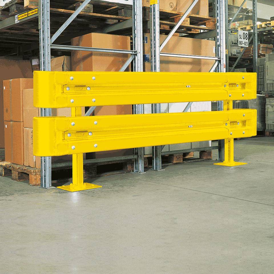 Starter-Set Doppelbeplankung Typ B, zum Aufdübeln, gelb, Baulänge 2 m