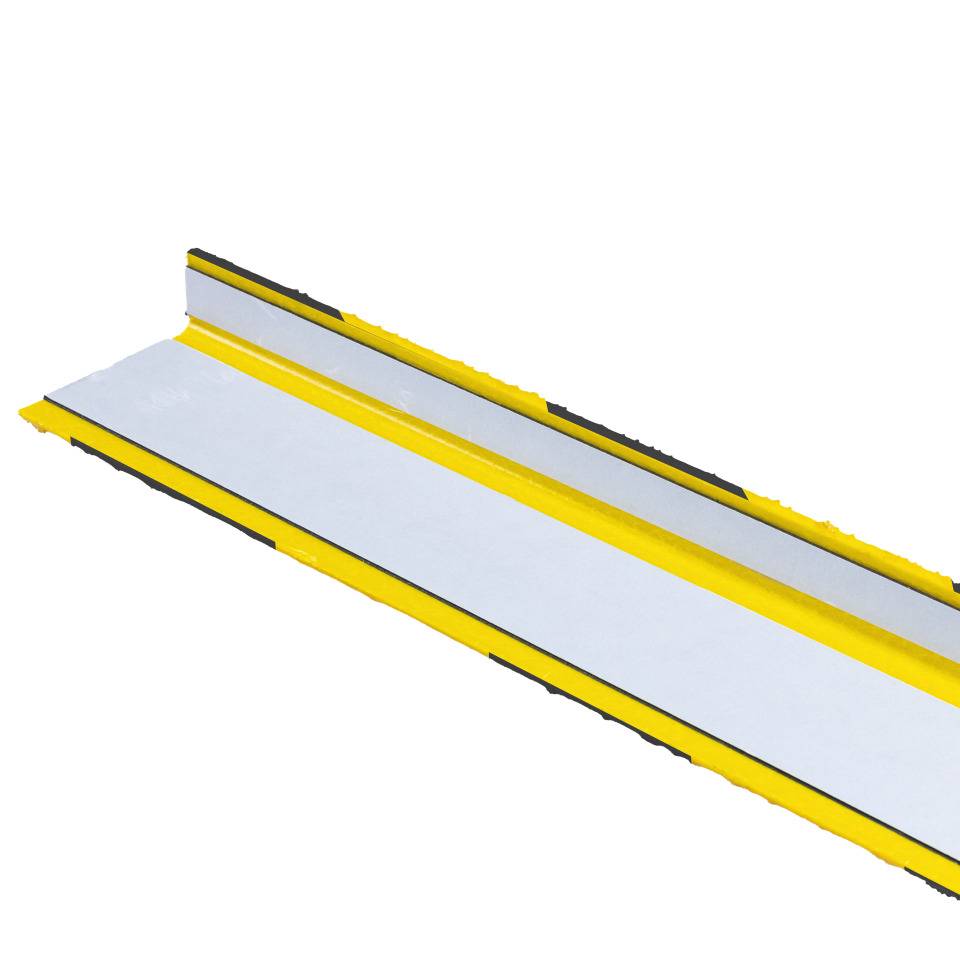 K.57 Antirutsch-Treppenprofil selbstklebend, R13, gelb/schwarz, Kunststoff, 70x1000x30mm