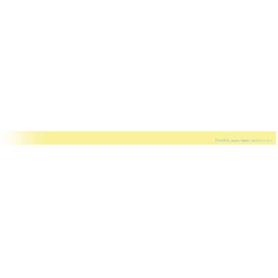 PERMALIGHT® power langnachleuchtend Leitstreifen, mit Glasperlen, Aluminium, 1000x19mm