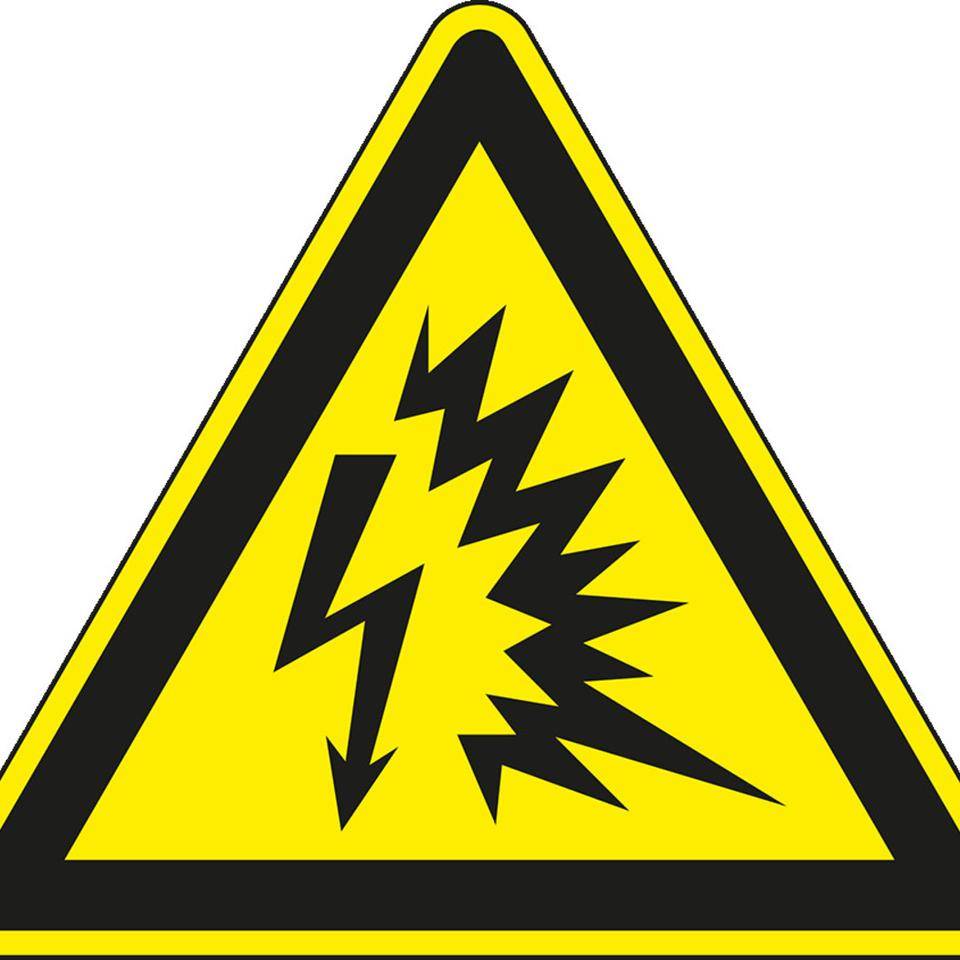 Warnschild Warnung vor Lichtbogen, RoHS konform, Folie, SL 50mm,10/Bogen, DIN EN ISO 7010