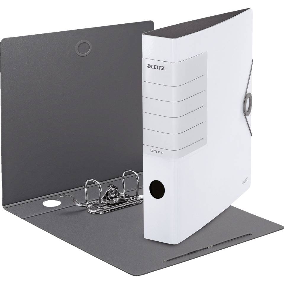 LEITZ Qualitäts-Ordner 180° Solid, schmal, weiß, Polyfoam, 62x318x290mm