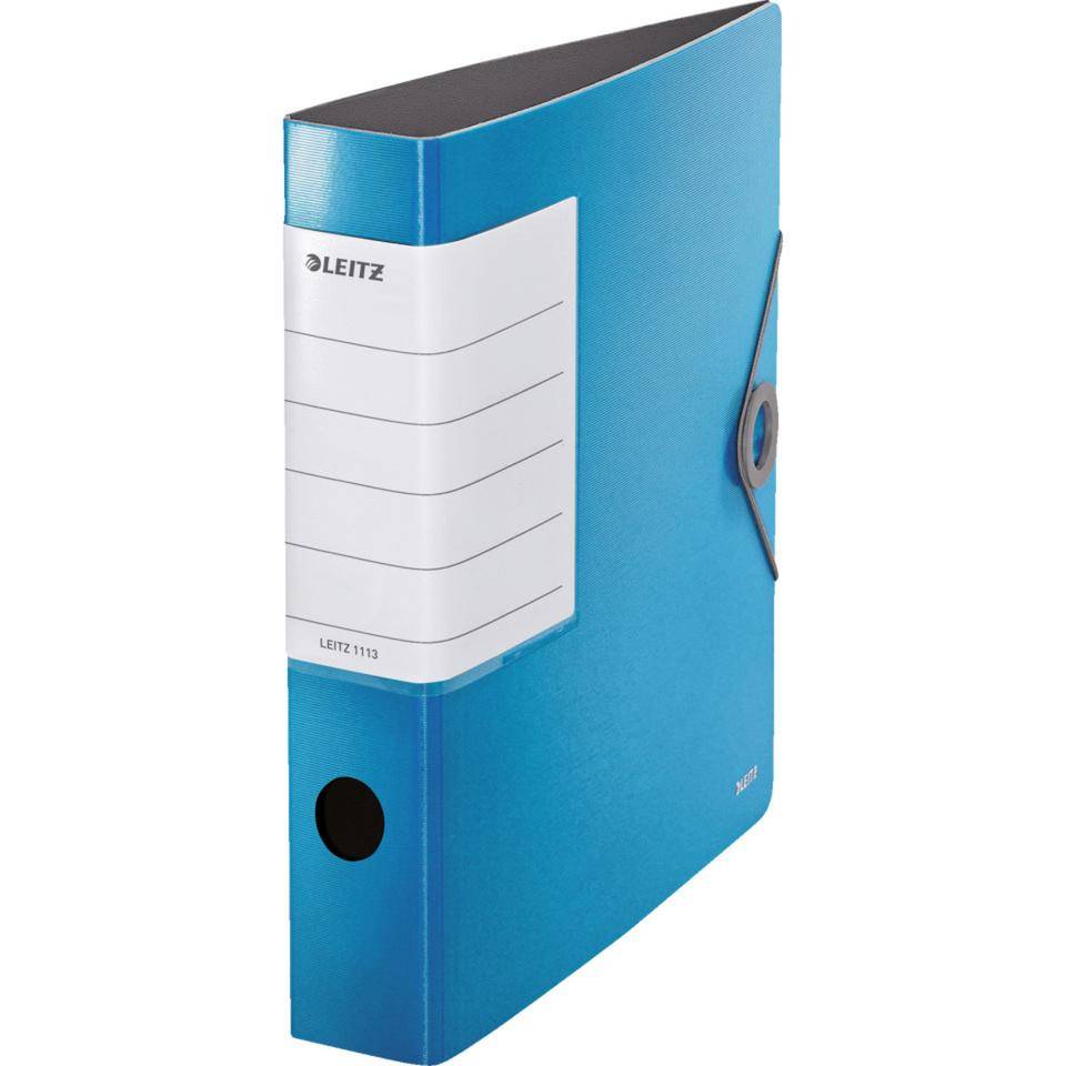 LEITZ Qualitäts-Ordner 180° Solid, schmal, hellblau, Polyfoam, 62x318x290mm