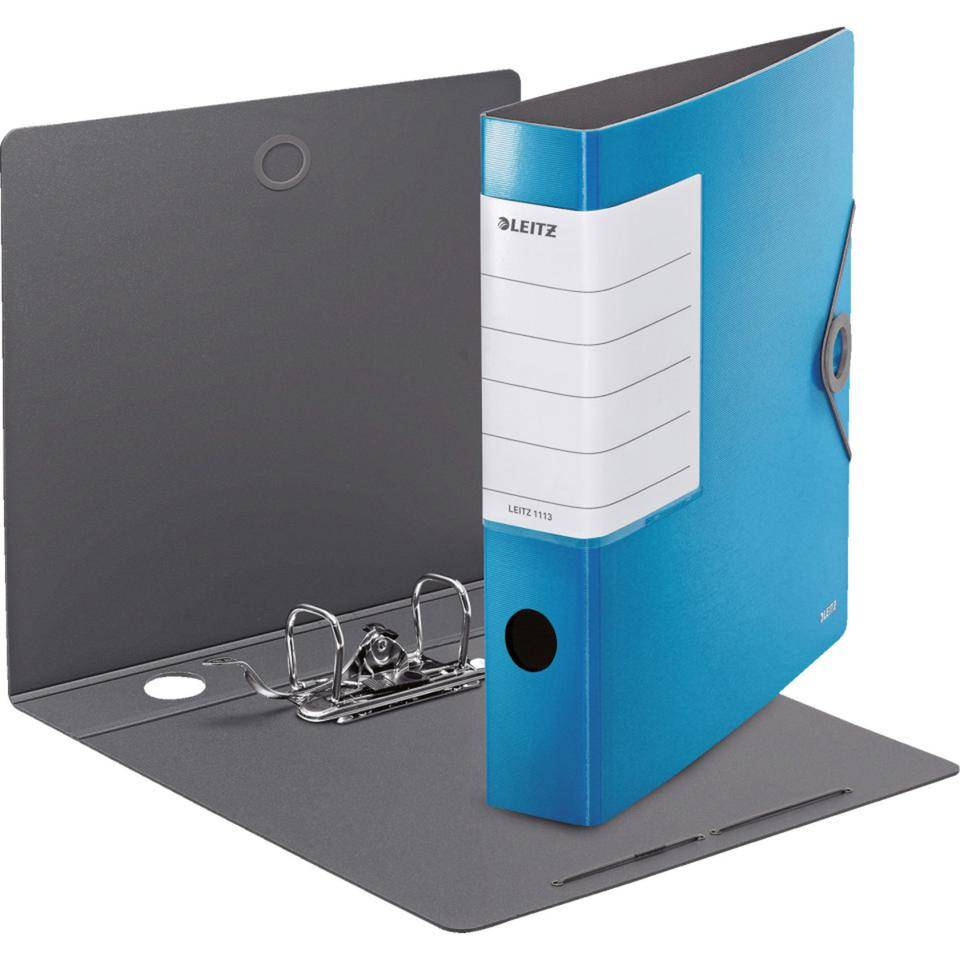 LEITZ Qualitäts-Ordner 180° Solid, schmal, hellblau, Polyfoam, 62x318x290mm