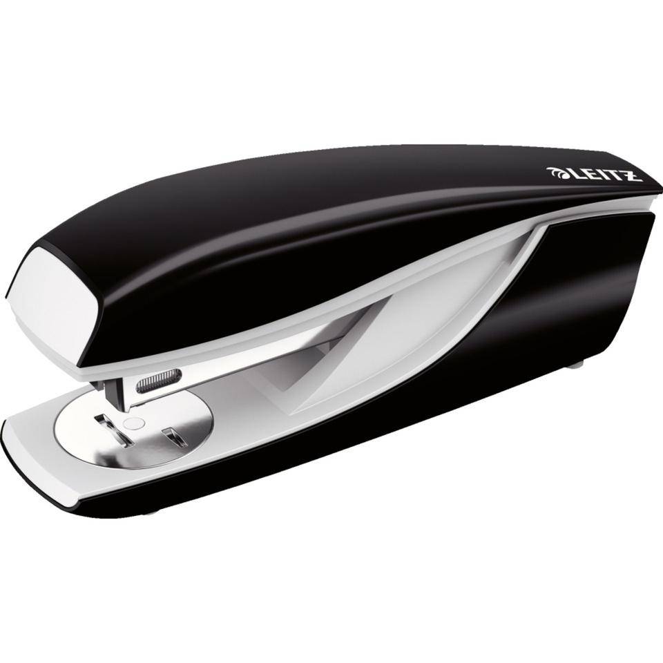 LEITZ Heftgerät New NeXXt, offene/geschlossene Heftung, mit Tackerfunktion, schwarz