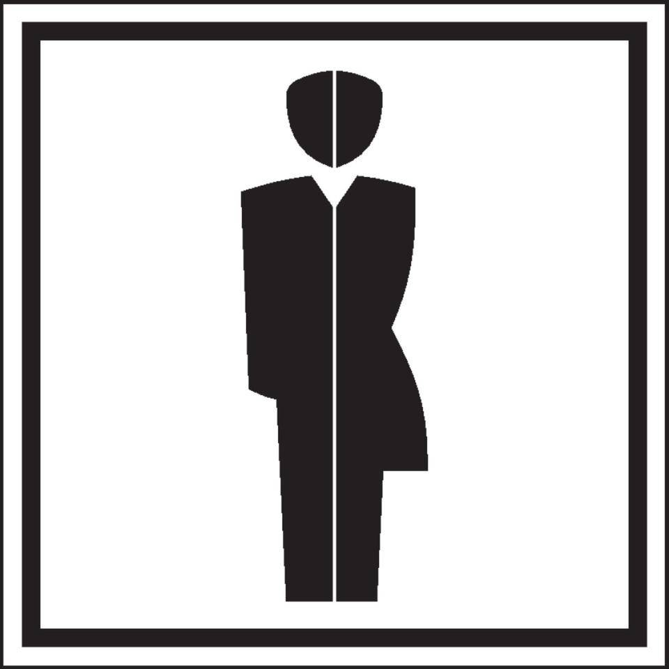 Türschild Pikto Divers, weiß/schwarz, Folie, selbstklebend, 150x150mm