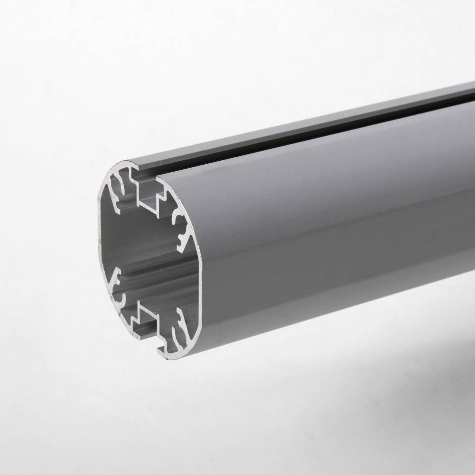 Pfosten für Outdoor Schaukasten, zum einbetonieren, Aluminium, Ø 70mm, 2500mm