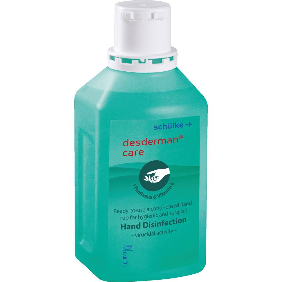 schülke Desinfektionsmittel desderman® care, zur Handdesinfektion, 500ml/Flasche