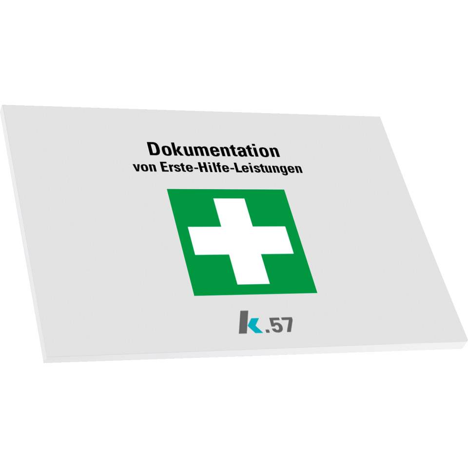 K.57 Verbandblock, kartoniert, 35 Dokumentationsseiten, DIN A5