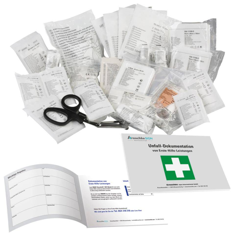K.57 Erste-Hilfe Nachfüll-Set, DIN 13169, Verbandblock, hygienisch verpackt