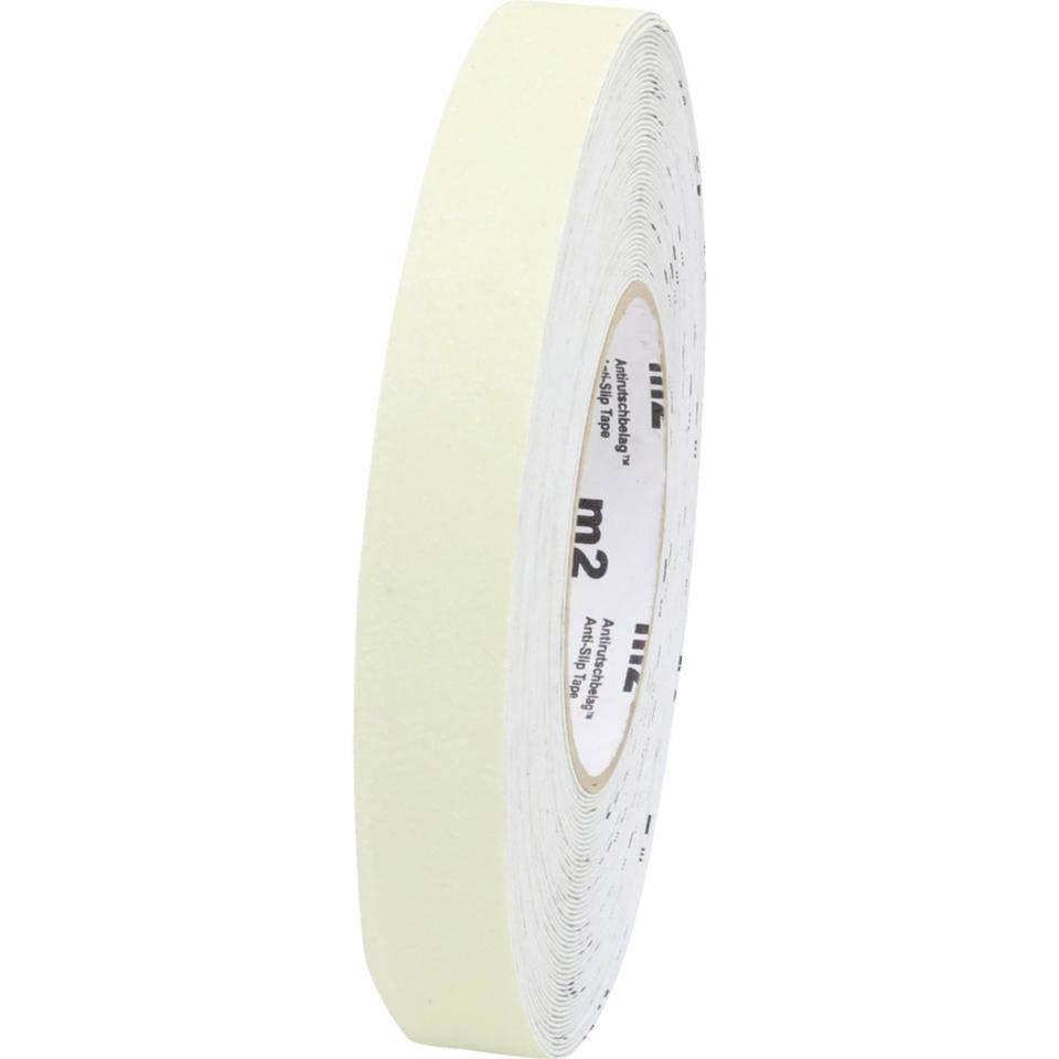 PERMALIGHT® power langnachleuchtend Antirutschbelag R13, lang nachleuchtend, selbstklebend, 25mm, 18,3m/Rolle