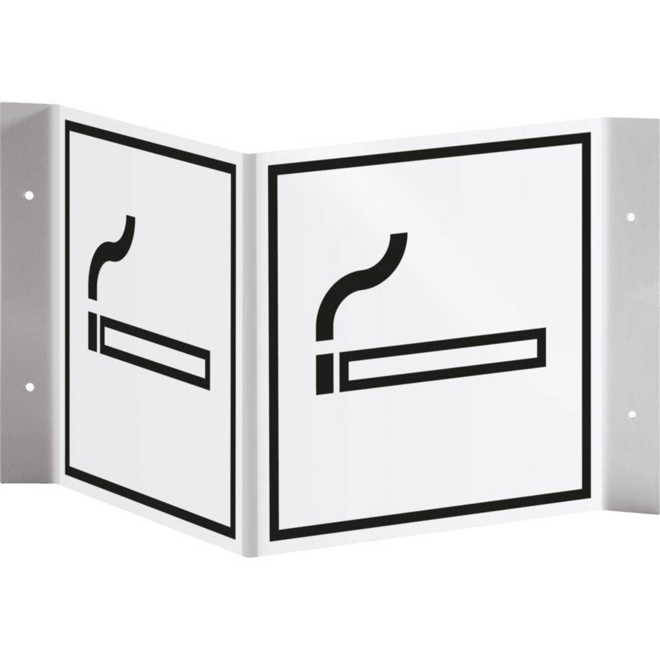 Tür-Nasenschild Piktogramm Rauchen gestattet, Kunststoff, 150x150mm