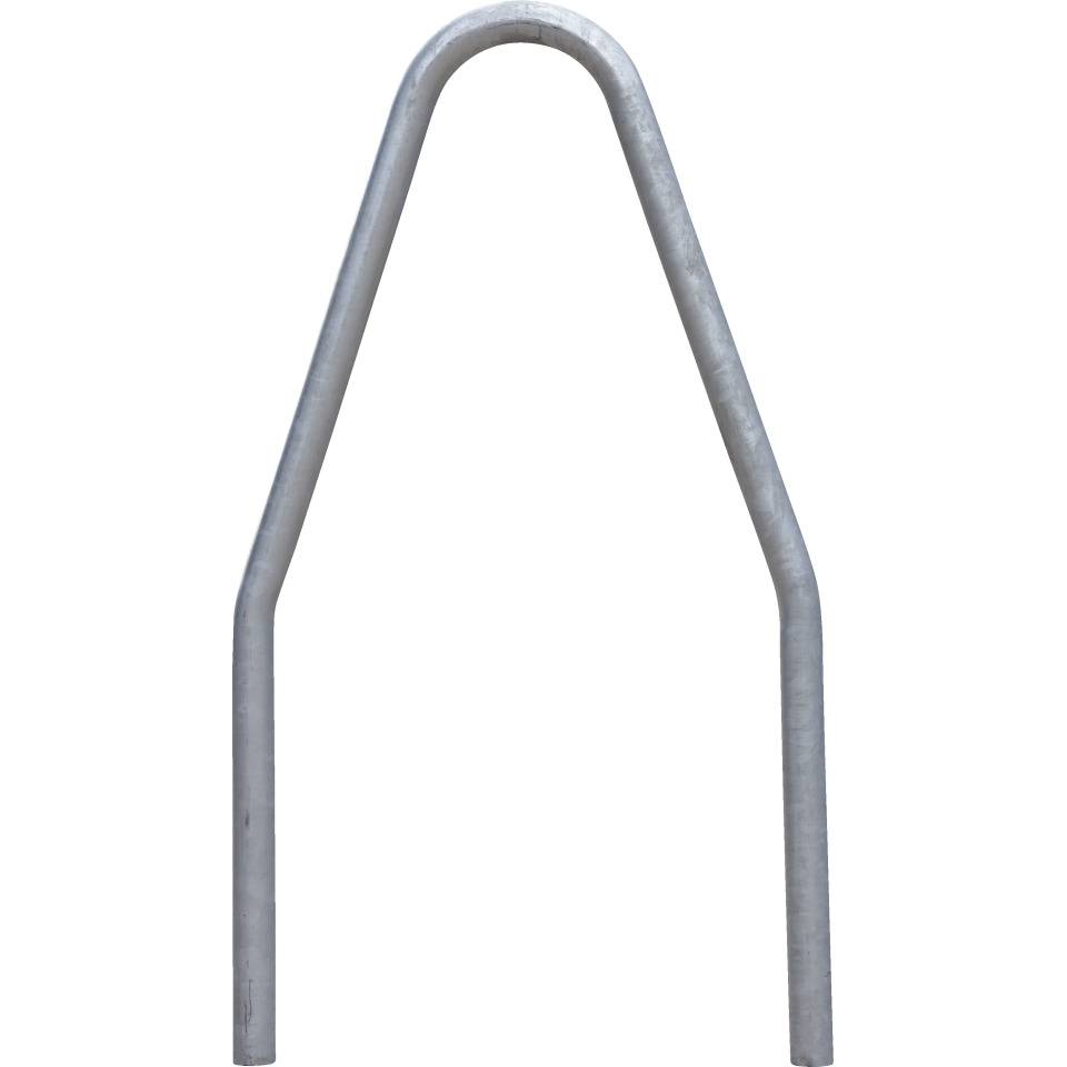 K.57 Schutzbügel V-Form, zum Einbetonieren, feuerverzinkt, Stahl, 800x1500mm