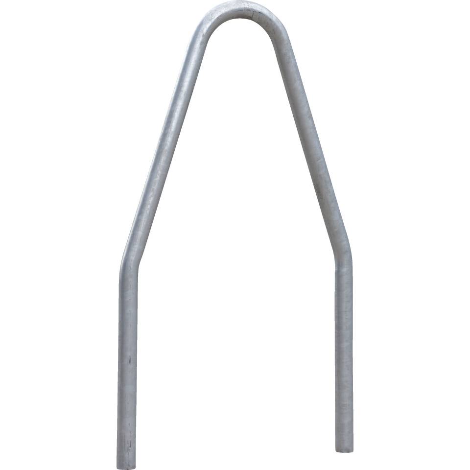 K.57 Schutzbügel V-Form, zum Einbetonieren, feuerverzinkt, Stahl, 800x1500mm