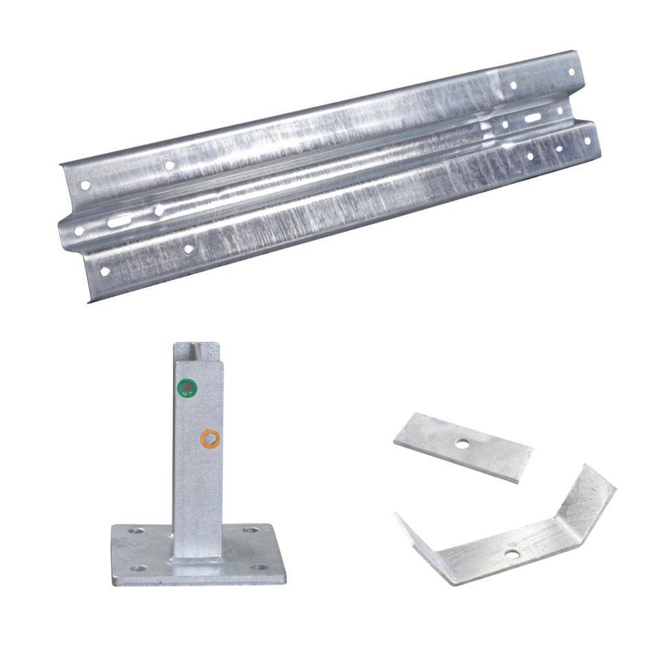 Erweiterungs-Set Stahlplanken Typ B, IPE 250, zum Aufdübeln, Baulänge 1,33m