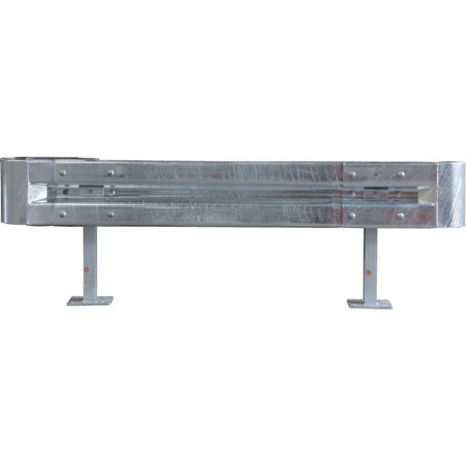 Starter-Set Stahlplanken Typ B, IPE 500, zum Aufdübeln, Baulänge 1,33m