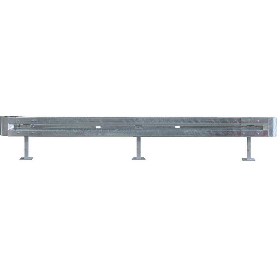 Starter-Set Stahlplanken Typ B, IPE 500, zum Aufdübeln, Baulänge 4m