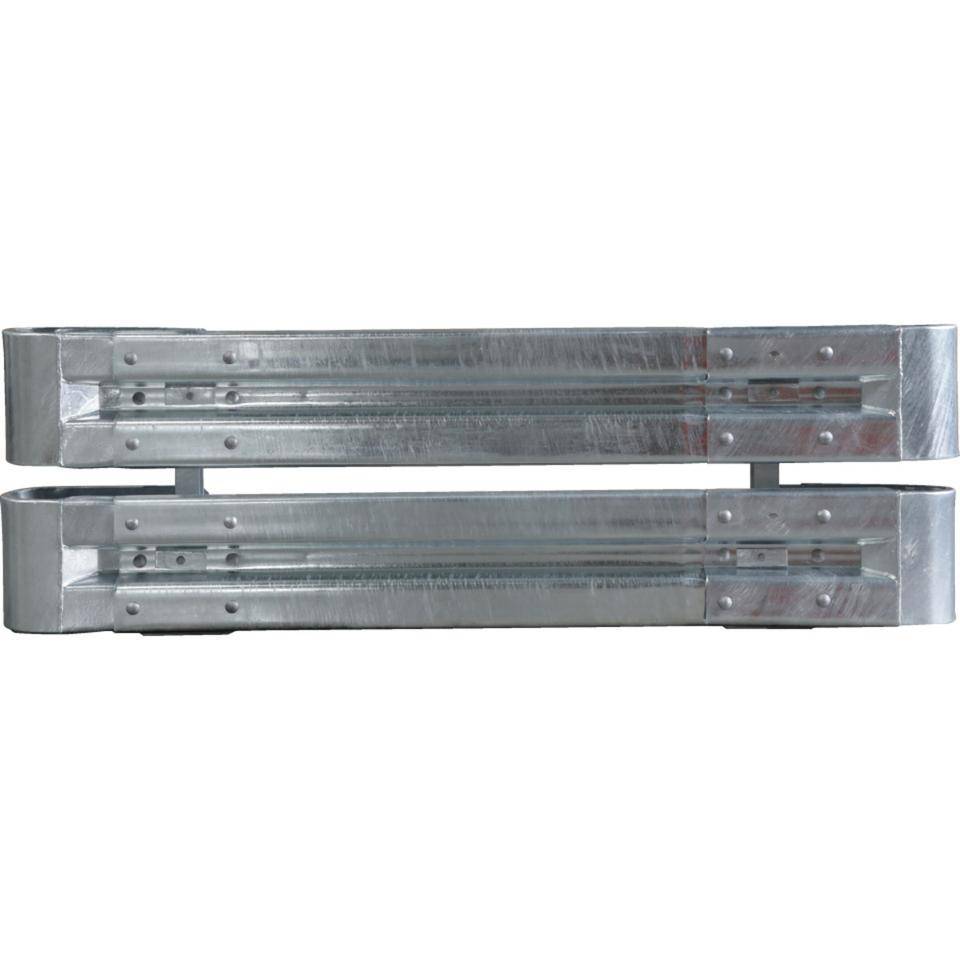 Starter-Set Stahlplanken Typ B, 2-fach, IPE 500, zum Aufdübeln, Baulänge 1,33m