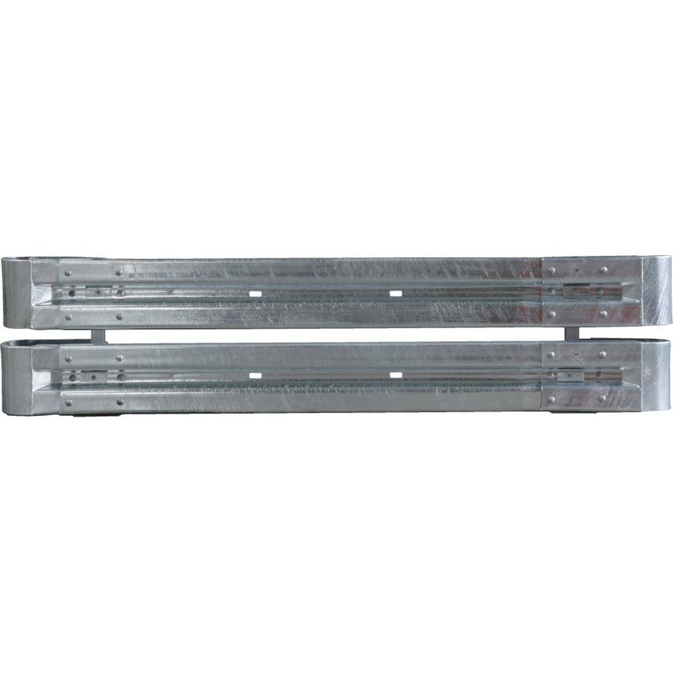 Starter-Set Stahlplanken Typ B, 2-fach, IPE 500, zum Aufdübeln, Baulänge 2m