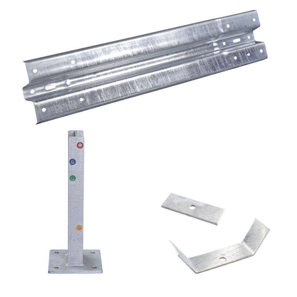 Erweiterungs-Set Stahlplanken Typ B, IPE 500, zum Aufdübeln, Baulänge 1,33m