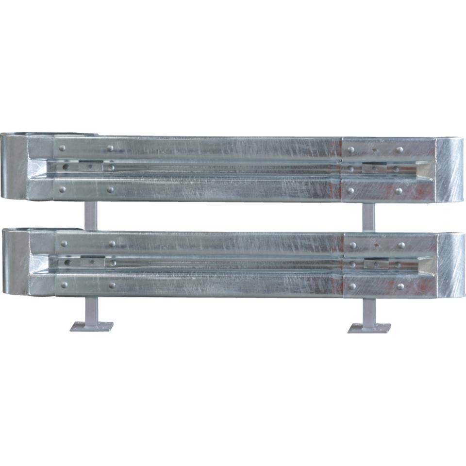 Starter-Set Stahlplanken Typ B, 2-fach, IPE 750, zum Aufdübeln, Baulänge 1,33m