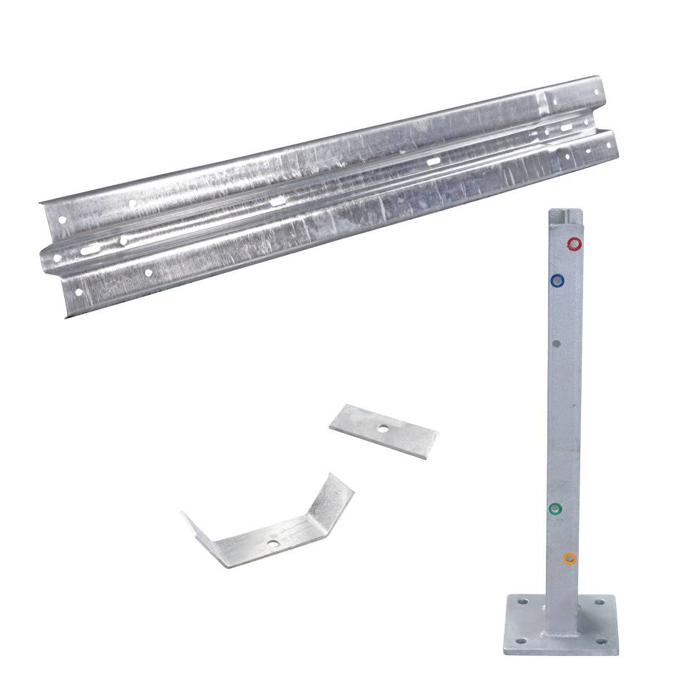 Ergänzungs-Set Stahlplanken Typ B, IPE 750, zum Aufdübeln, Baulänge 2m