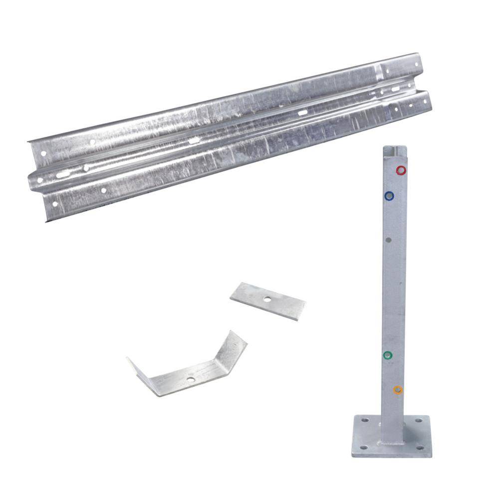 Ergänzungs-Set Stahlplanken Typ B, IPE 750, zum Aufdübeln, Baulänge 2m
