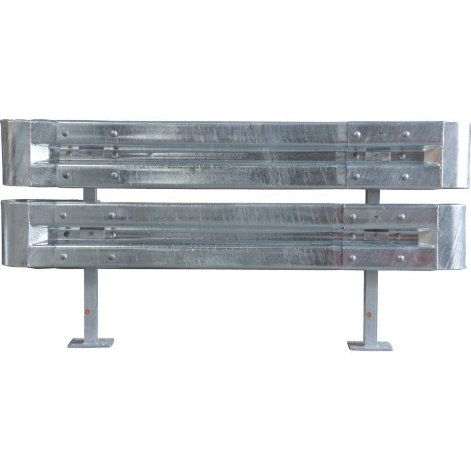 Starter-Set Stahlplanken Typ B, 2-fach, IPE 1000, zum Aufdübeln, Baulänge 1,33m