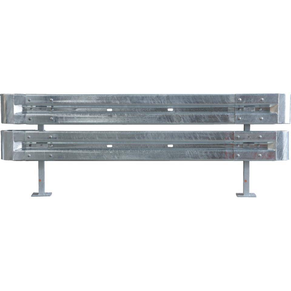 Starter-Set Stahlplanken Typ B, 2-fach, IPE 1000, zum Aufdübeln, Baulänge 2m