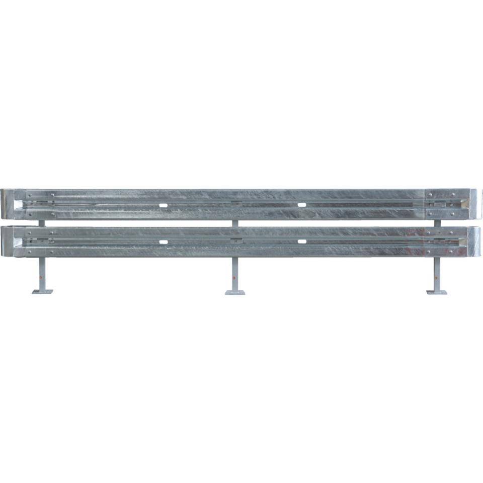 Starter-Set Stahlplanken Typ B, 2-fach, IPE 1000, zum Aufdübeln, Baulänge 4m