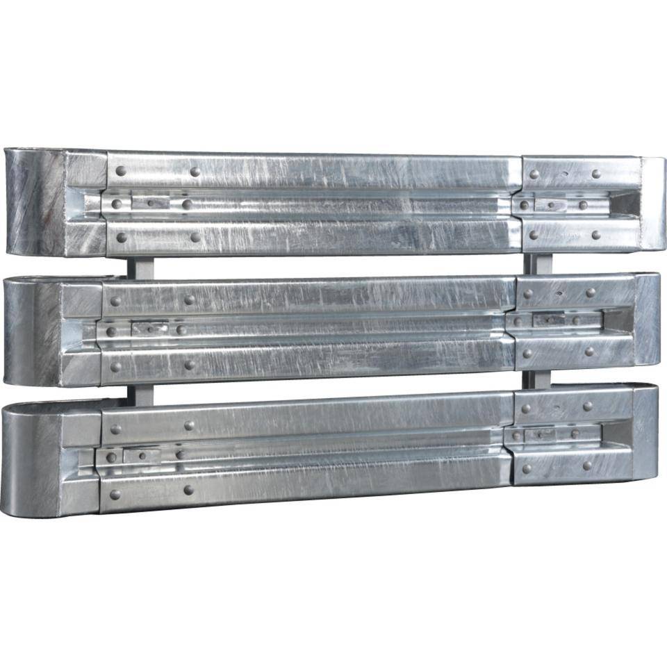 Starter-Set Stahlplanken Typ B, 3-fach, IPE 1000, zum Aufdübeln, Baulänge 1,33m