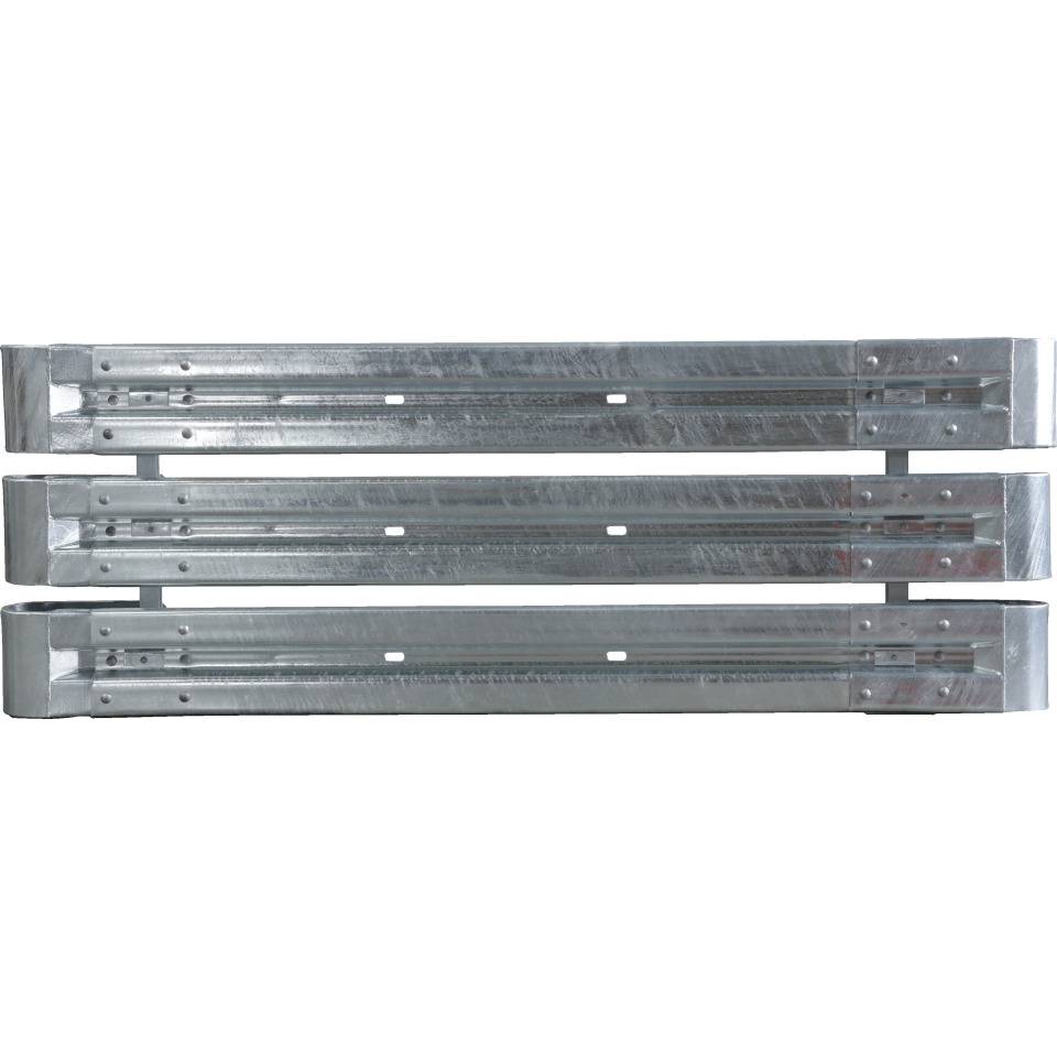 Start-Set Stahlplanken Typ B, 3-fach, IPE 1000, zum Aufdübeln, Baulänge 2m