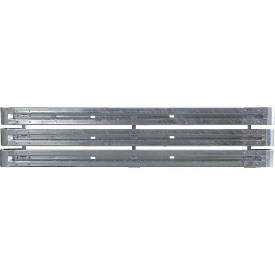 Starter-Set Stahlplanken Typ B, 3-fach, IPE 1000, zum Aufdübeln, Baulänge 4m