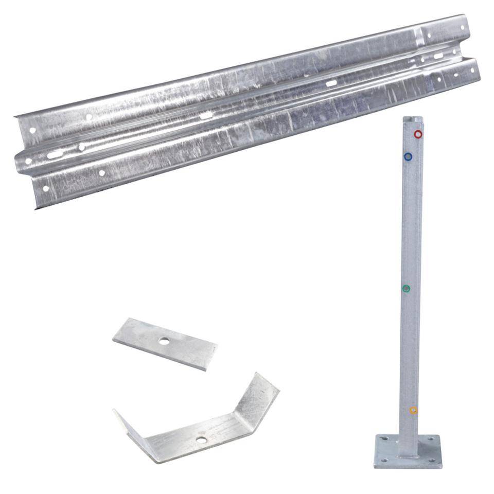 Ergänzungs-Set Stahlplanken Typ B, IPE 1000, zum Aufdübeln, Baulänge 2m