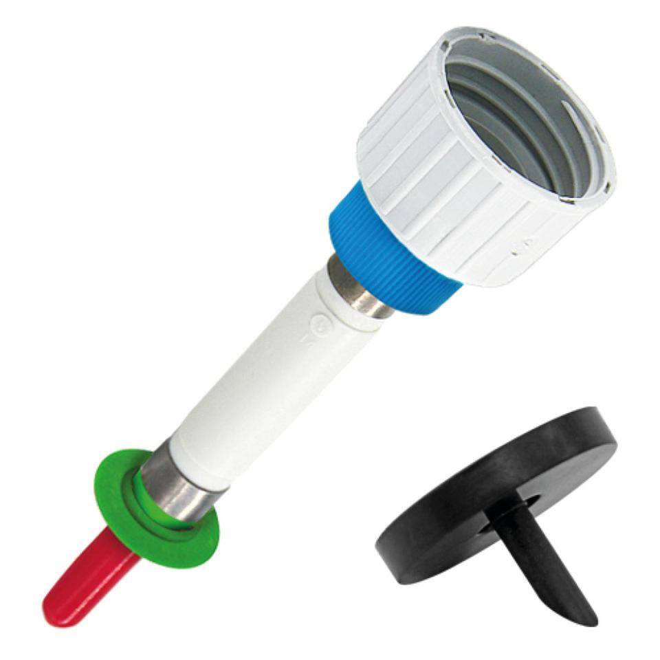 Pumpen-Adapter-Komination L6-DG, für Sensorspender EURO-2, großer Verschluss, grau