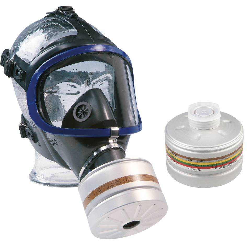 Vorteils-Set Vollmasken 1,Dräger Vollmaske X-plore 6300,Dräger Atemschutzfilter