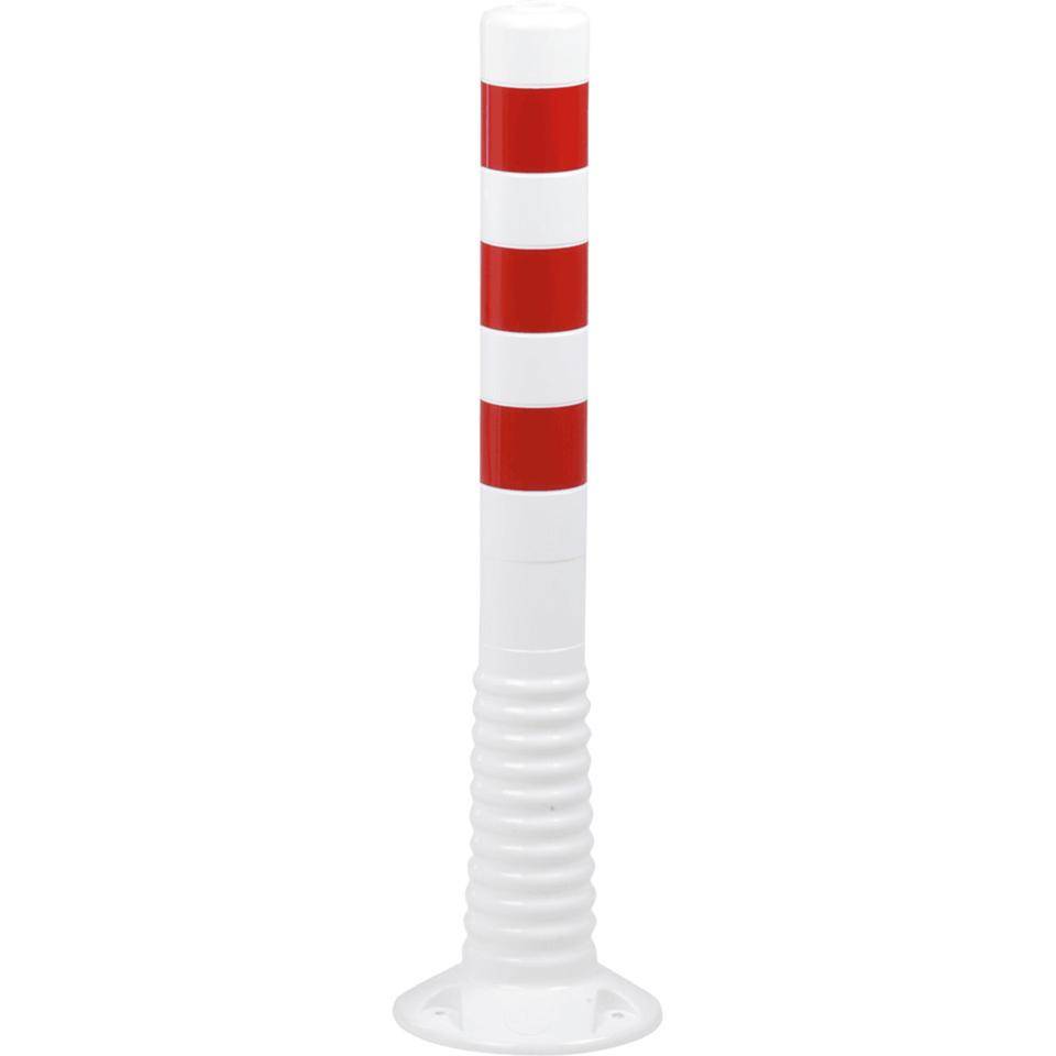 K.57 Absperrpfosten StandUp, flexibel, weiß, Elastomer, Ø 80mm, 750mm