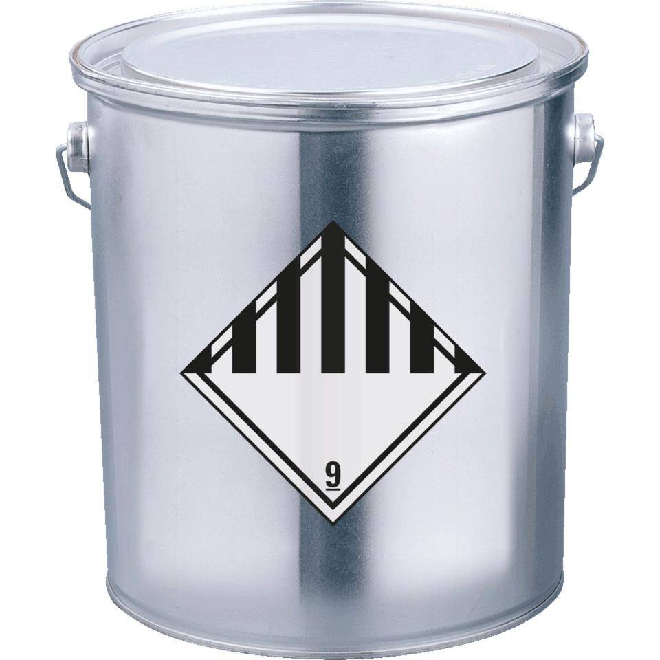 Verpackungskennzeichen Kl.9 Versch.gefährl.Stoffe, Folie, seewasserbeständig, 100x100mm, IMDG-Code, GGVSEB, ADR, IATA