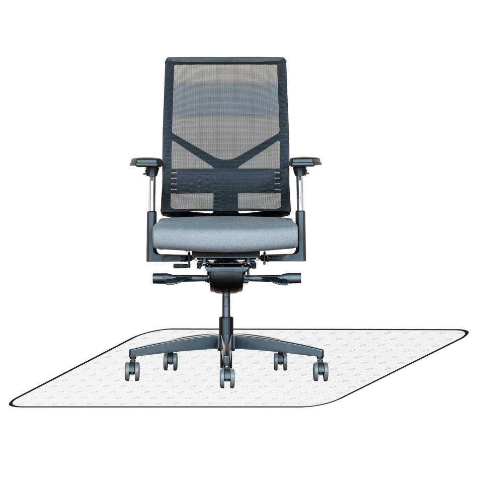 Vorteils-Set premium Bürostuhl und Bodenschutzmatte für Teppichböden