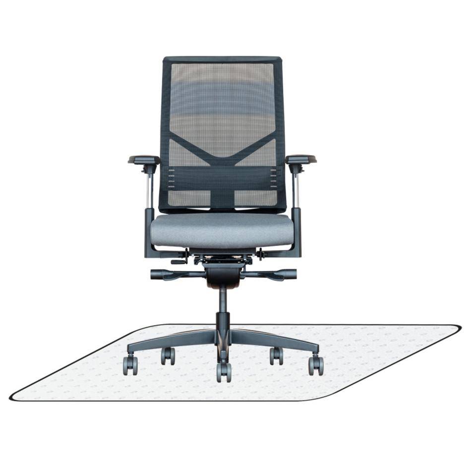 Vorteils-Set premium Bürostuhl und Bodenschutzmatte für Teppichböden