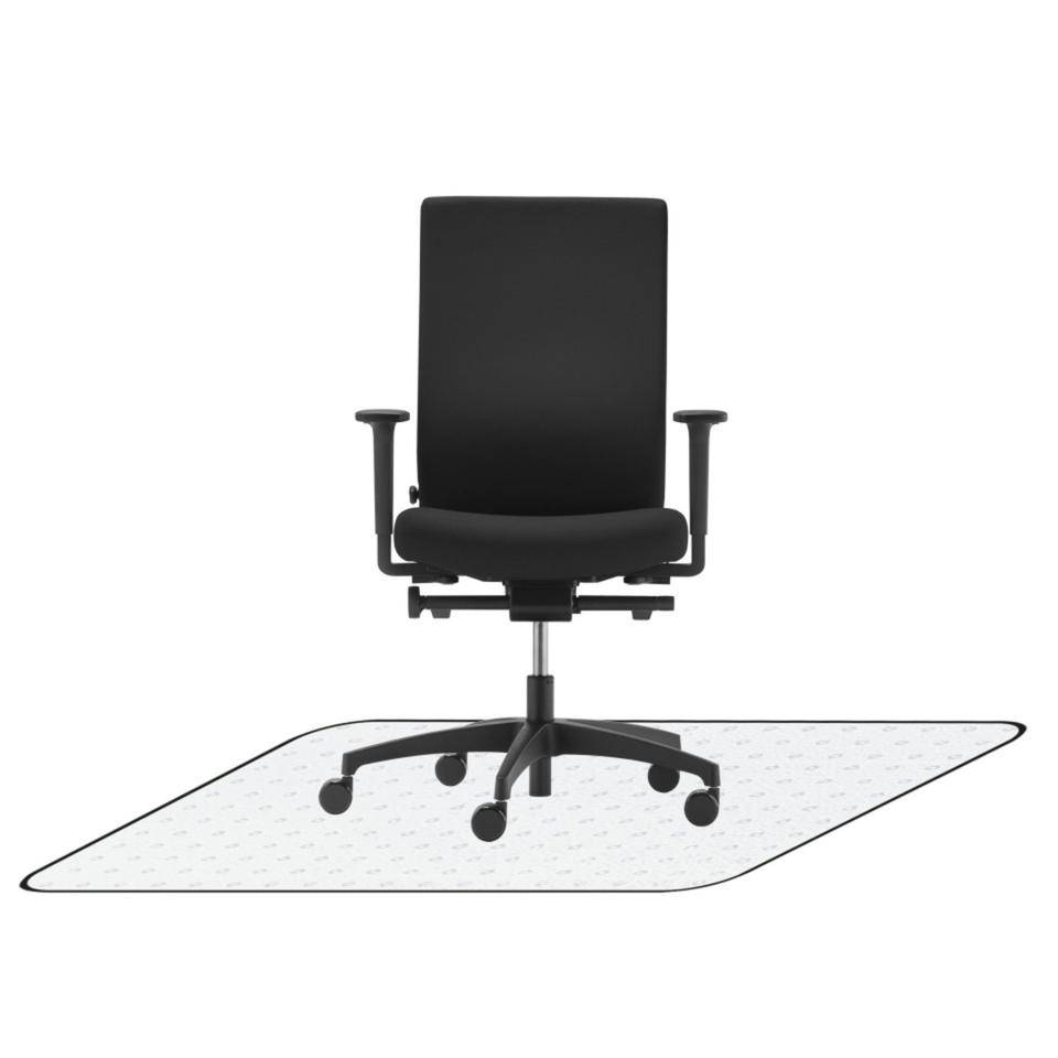 Vorteils-Set ergonomischer Bürostuhl und Bodenschutzmatte für Teppichböden
