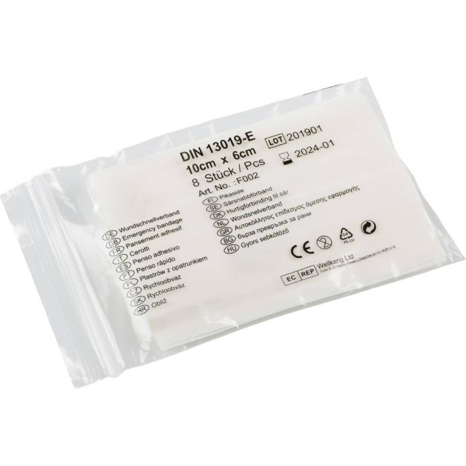 K.57 Nachfüllpack Wundverband, DIN Füllung 13157, steril, 10x6cm, 60/VE