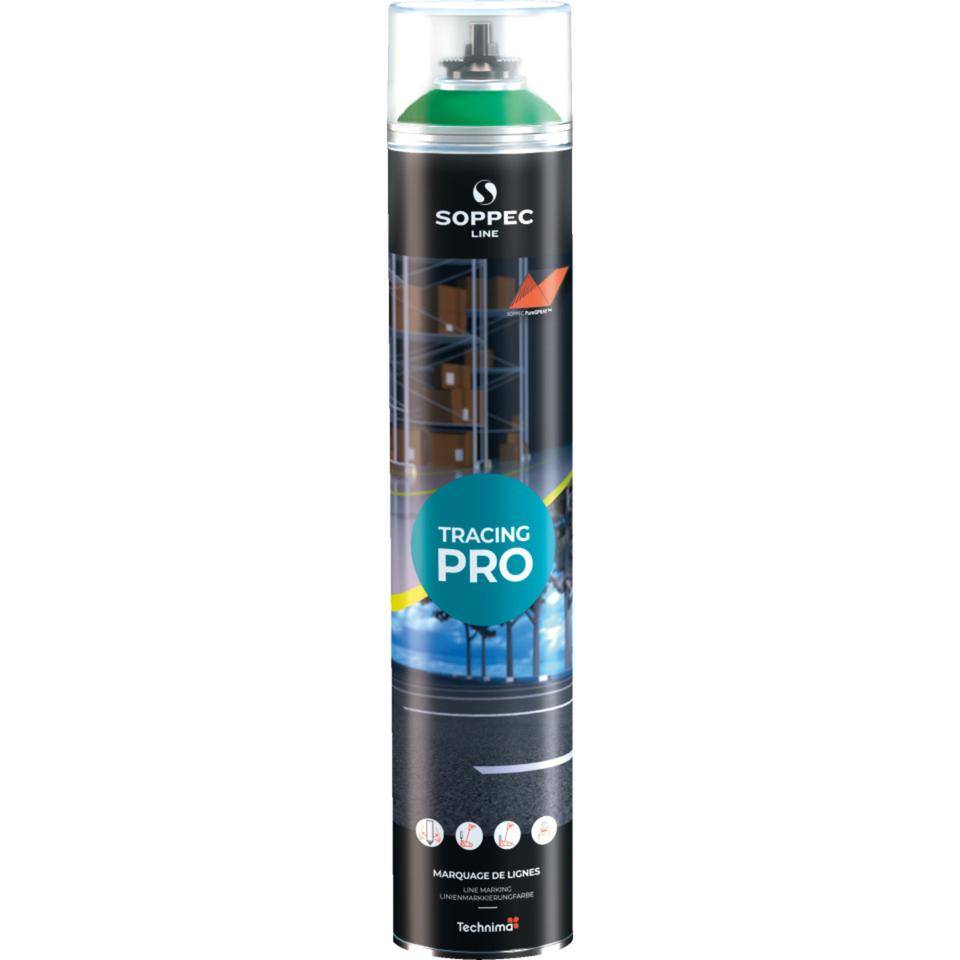 SOPPEC Bodenmarkierungsfarbe Tracing® Pro, grün, 750ml