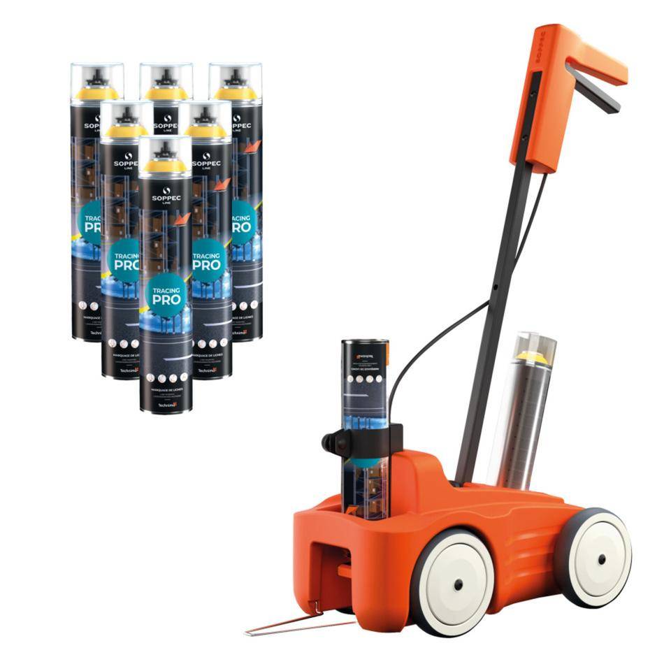 Vorteils-Set SOPPEC DRIVER™, inklusive SOPPEC Tracing Pro, gelb, 750ml, 6 Dosen