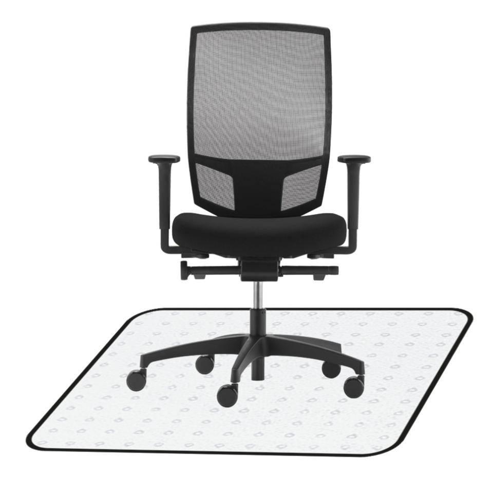 Vorteils-Set Drehstuhl Dauphin AJ 5776 EVO,Bodenmatte für harte u. glatte Böden