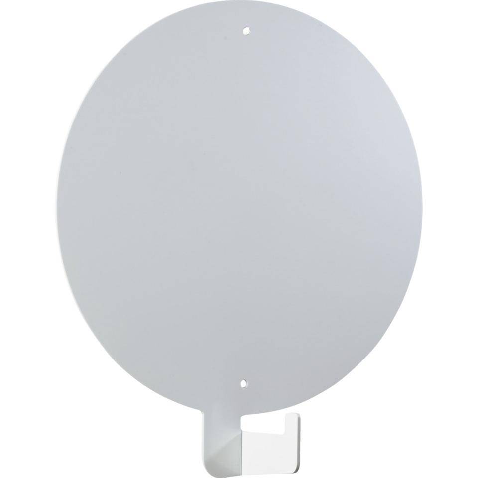 Wandhaken für Schutzausrüstung, Kunststoff, Blankoschild Ø 150mm, 200x230mm