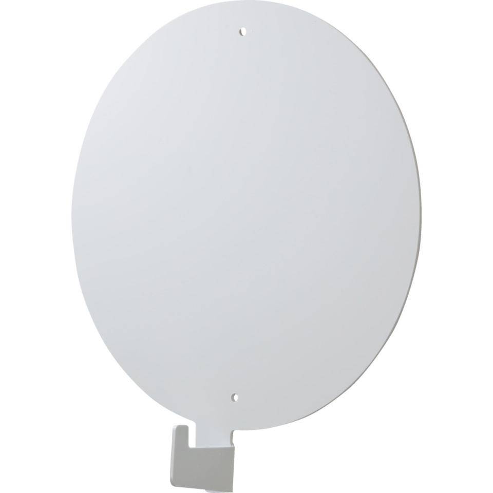 Wandhaken für Schutzausrüstung, Kunststoff, Blankoschild Ø 150mm, 200x230mm
