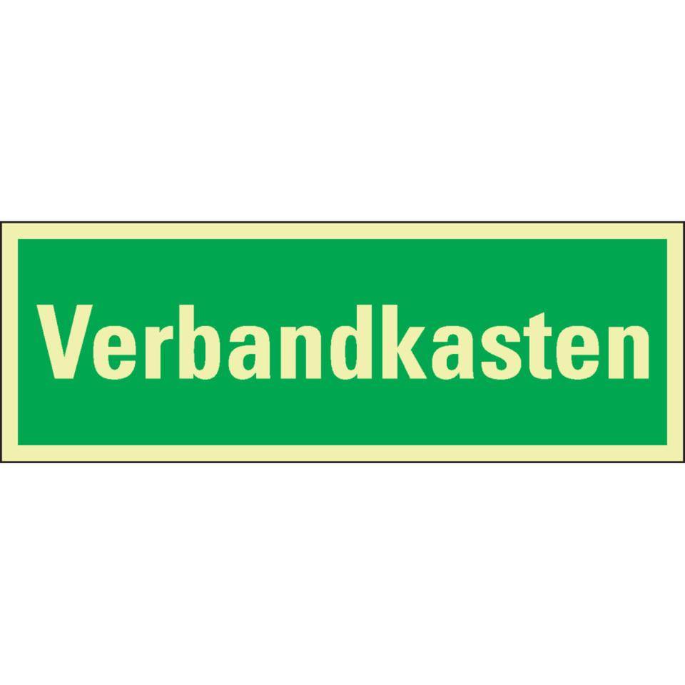 PERMALIGHT® power langnachleuchtend Rettungszeichen Verbandkasten, praxisbewährt, Folie, 297x105mm