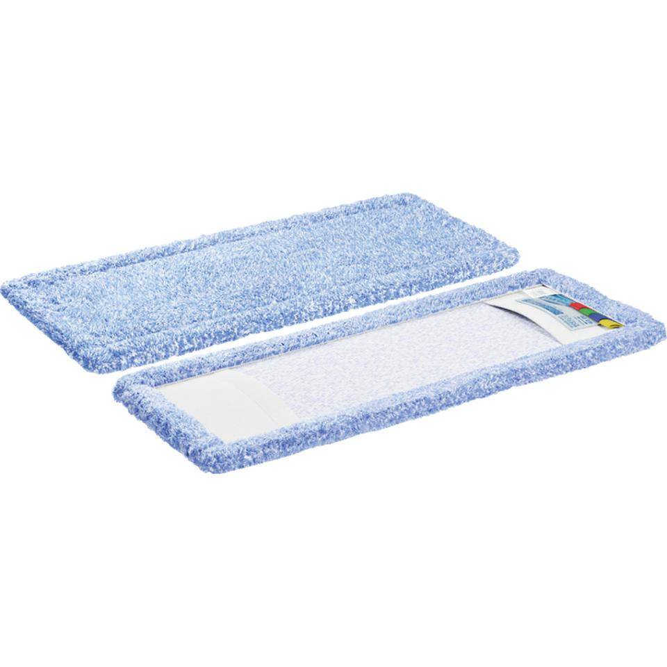Wischmopp, für handelsübliche Klapphalter, blau, Microfaser, 50,5x13,5cm