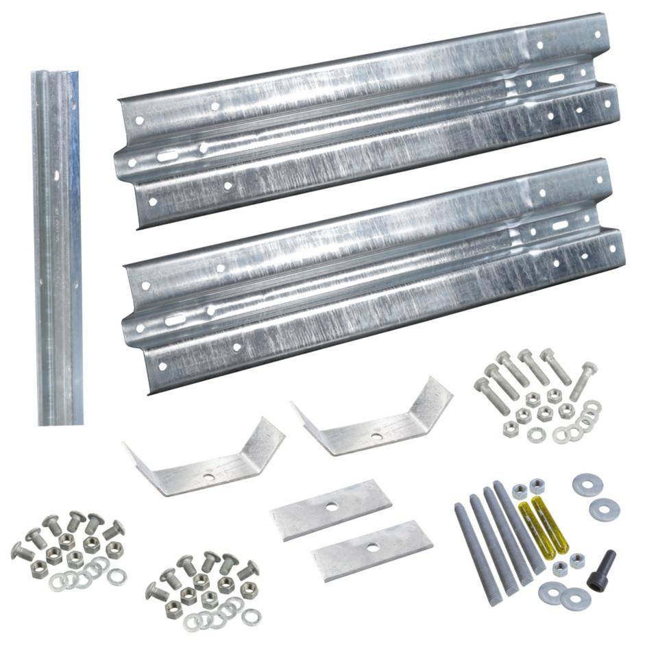 Ergänzungs-Set Sigma-Doppelplanken, zum Einrammen, Stahl, Baulänge 1,33m