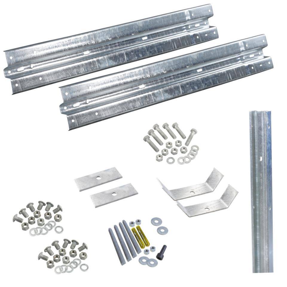 Ergänzungs-Set Sigma-Doppelplanken, zum Einrammen, Stahl, Baulänge 2m